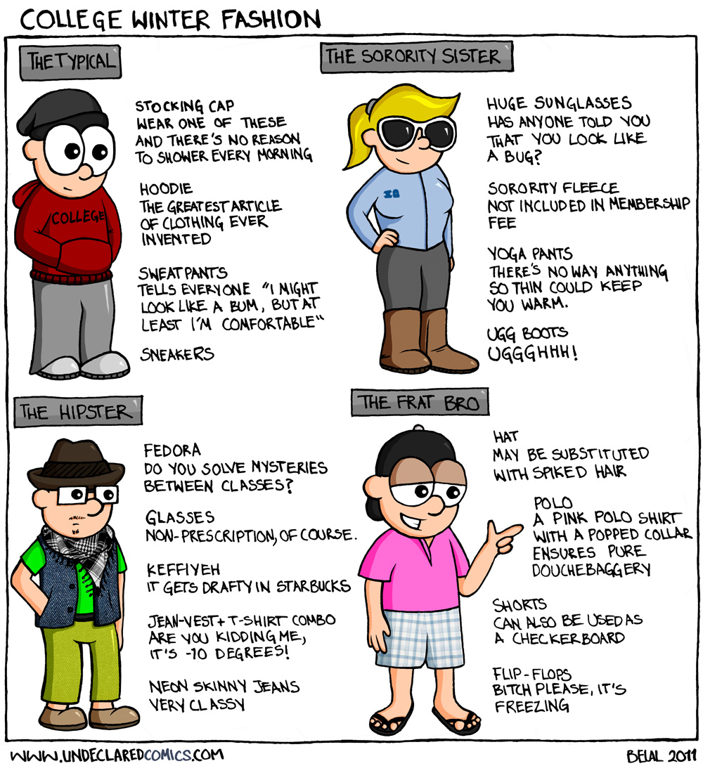 College Winter Fashion